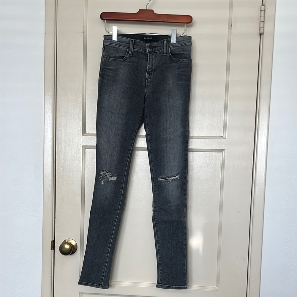 J Brand Gray Super Skinny Jeans NEMESIS, 26